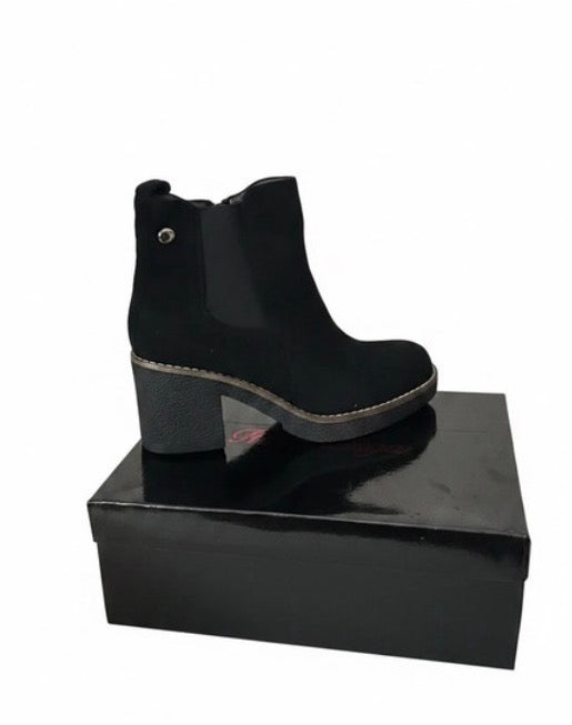 Botines negros elegantes para mujer