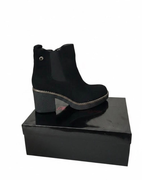 Botines negros elegantes para mujer